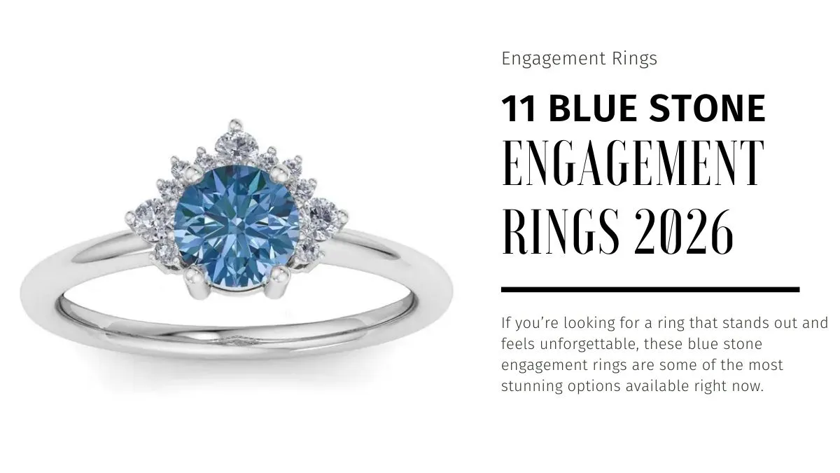 Blue Stone Engagement Rings for Women 2026