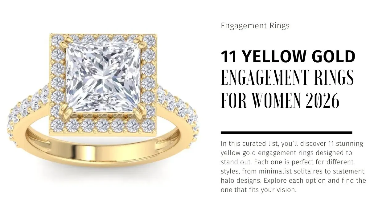 Yellow Gold Engagement Ring for Women 2026