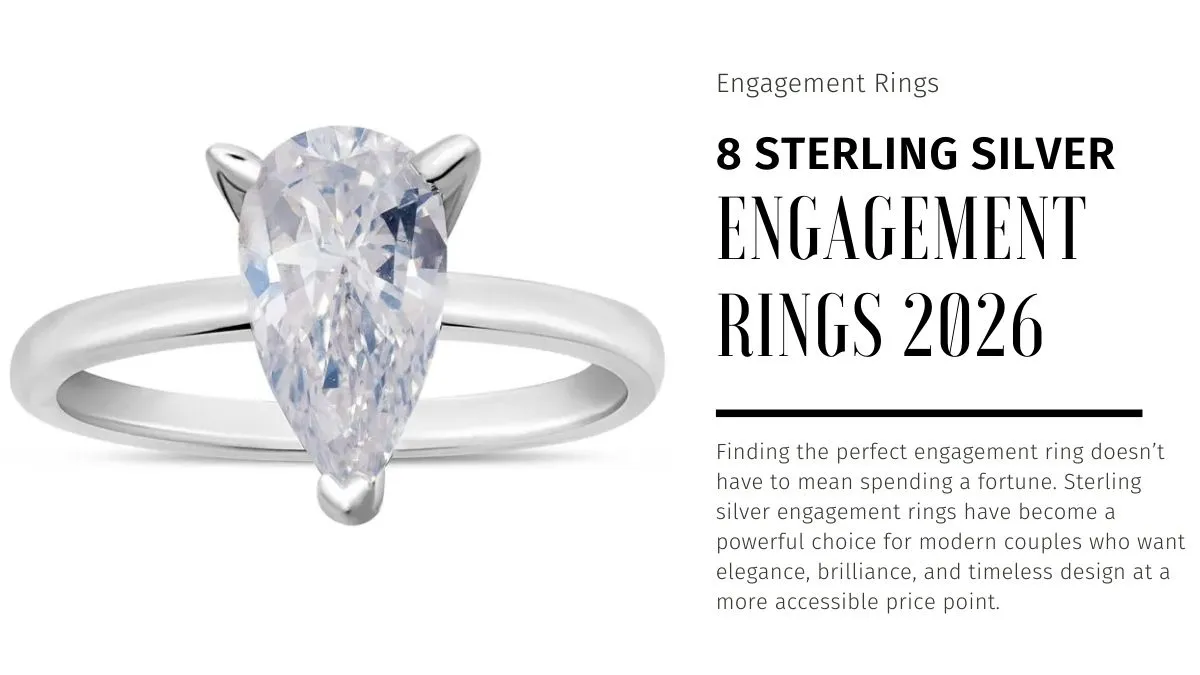 Engagement Ring Sterling Silver