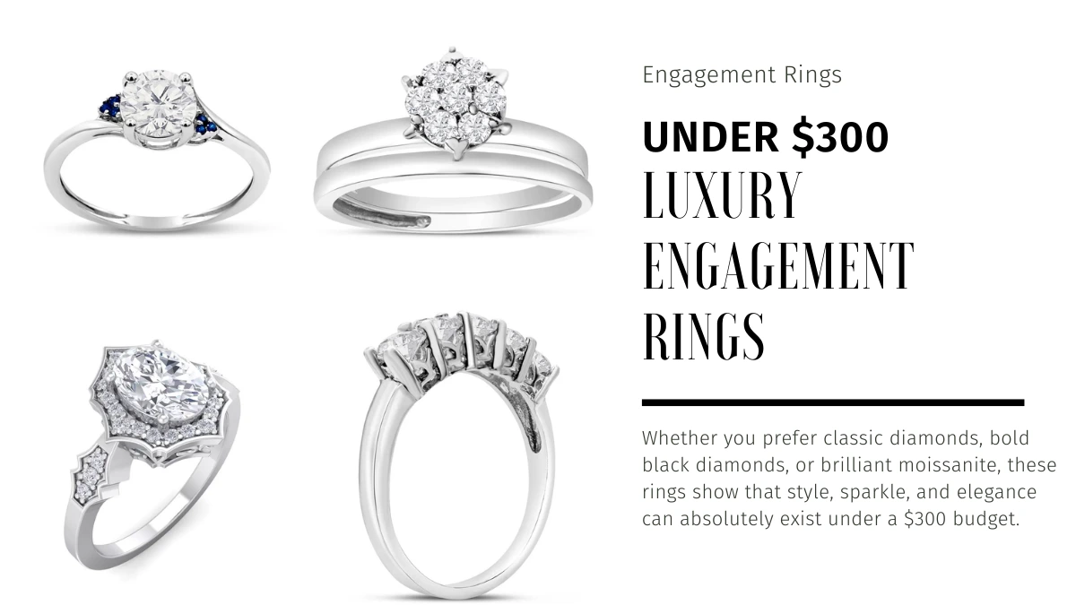 9 Luxury Engagement Rings Under 300