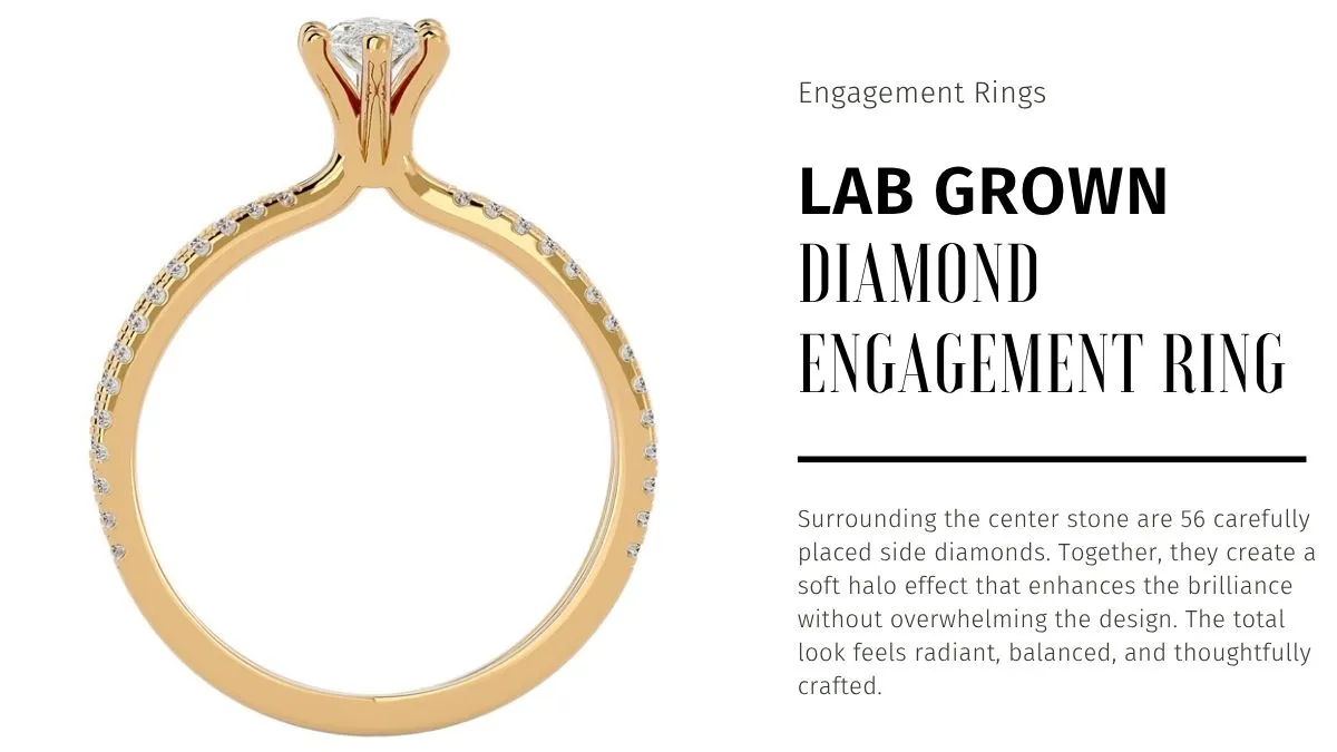 The Most Beautiful Lab Grown Diamond Engagement Ring Under Budget