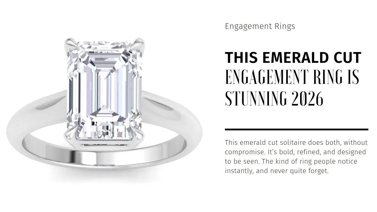 This Emerald Cut Engagement Ring Is Stunning 2026