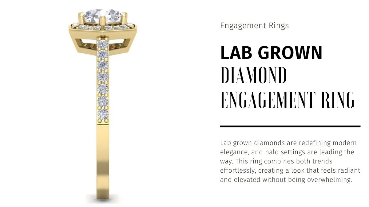 This Lab Grown Diamond Engagement Ring Looks Way More Expensive