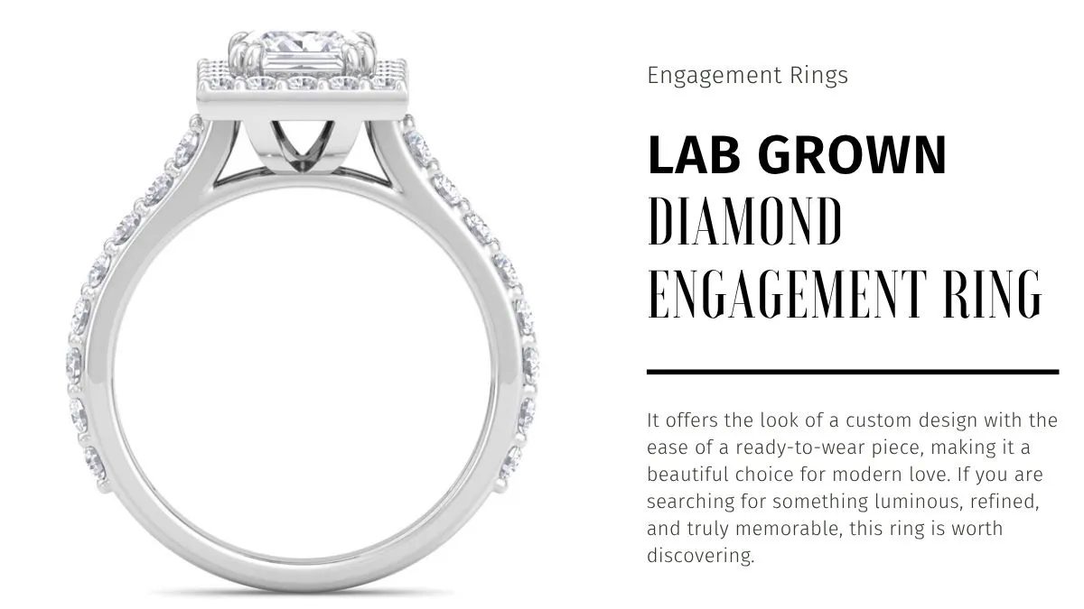 Princess Cut Lab Created Diamond Engagement Rings That Look Custom Made